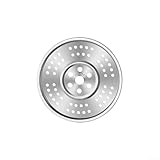 Jotekonoby Rundes Dampfgestell für Schnellkochtopf, 304 Edelstahl, Dampfgarer, 15–39 cm, verstellbare Größe, hitzebeständig mit gleichmäßiger Wärmeverteilung (17,7 cm)