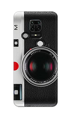 Image of Printed Hard Back Cover Case for Mi Redmi Note 9 Pro | Mi Note 9 Pro Max Back Cover (Vintage Camera) -702