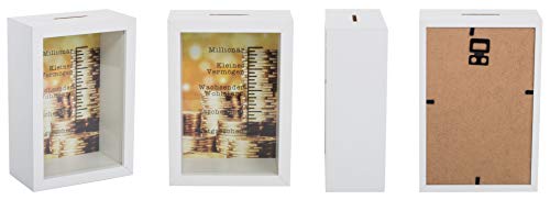 Brandsseller Spaarpot Million spaarpot fotolijst design met kijkvenster en schaal - Afbeelding 4