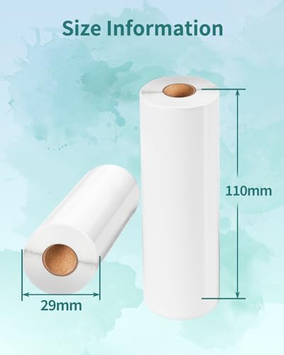 Papier inscriptible Phomemo 110mm pour rouleau thermique M832