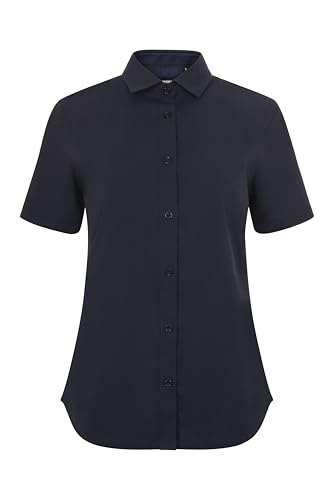 Velilla 405018S; Camisa manga corta stretch mujer; Color Azul Navy; Talla L