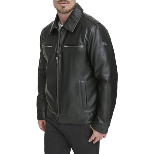 DOCKERS Men's James Faux Leather Jacket2