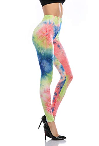 Image of Kotii Women's Soft Full Length Leggings High Waist Ankle Length Leggings Pants Tights