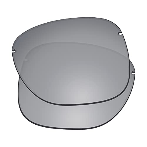 Image of Silver Mirror Tailhook Lenses Replacement for Oakley Sunglass OO4087 Polarized