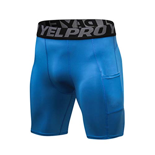 Deporte Pantalones Entrenamiento Fitness de Hombre Compresión Secado Rápido Transpirable Cortos de Verano para Hombres Pantalones Aptitud del Deporte MMUJERY