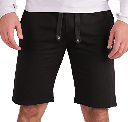 Gennadi Hoppe Berti Berti Short de sport en coton pour homme, noir/noir, XXXXL Cover