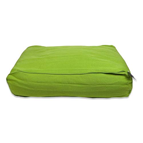 Puf Lex & Max Prof verde de 100x70 cm, cojín grande y cama para perros