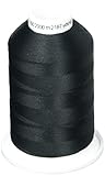negro. Unbekannt Gutermann Bulky-Lock 160 2000m Carrete, poliéster, Negro, 2000