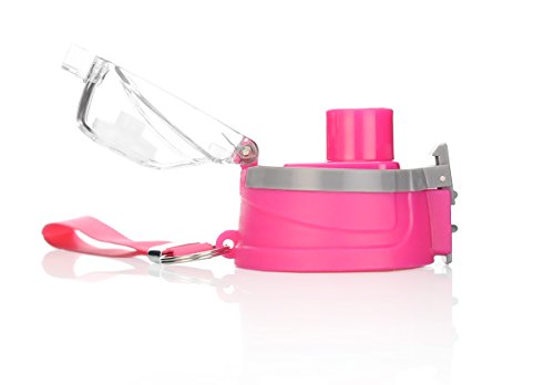 Replacement Lid AquaFrut 24oz One-Click Open (Pink)