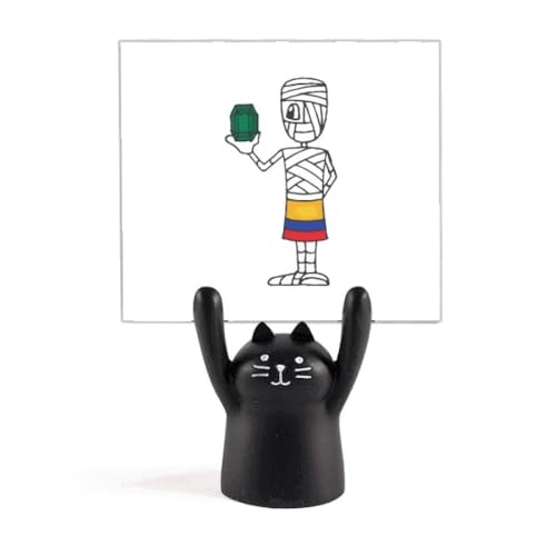 Support de mémo chat noir football pour décorer votre bureau