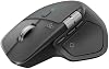 Logitech MX Master 4 mouse ergonómico inalámbrico con háptica - Grafito | Rendimiento avanzado con retroalimentación háptica, desplazamiento ultrarrápido, 8K DPI en cualquier superficie, clics silenciosos, inalámbrico, USB-C, Windows/MacOS 2
