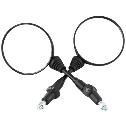 2 espejos retrovisores plegables redondos modificados para motocicleta Kawasaki KLX250 KL250