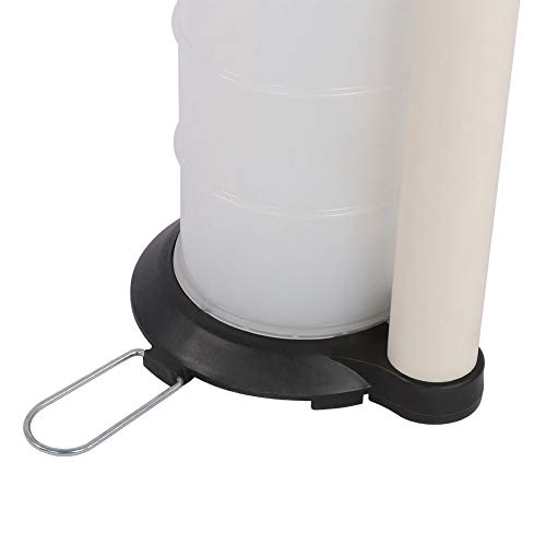 Akozon Bomba Manual de Aceite de 7 litros para Fluidos Automotrices Bomba de Extracción de Succión de Metal con Boquilla Giratoria de 90° para Aceite de Motor, Líquido de Transmisión, Transferencia