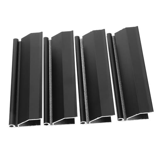 Housoutil 4piezas Accesorios De Zócalo De Aluminio Conectores De Esquina Para Rodapié Fácil Instalación y Durabilidad