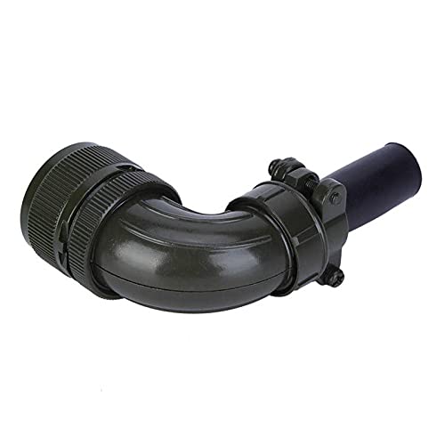 Conector aeronáutico 4 pines 2.2KW-5.5KW aleación codo miniatura 4