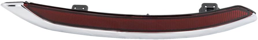 For Acura TLX 2015 16 17 18 19 2020 Bumper Reflector Driver And Passenger Side | Pair | Rear | CAPA Certified | Replacement For AC1184106, AC1184106C, AC1185106, AC1185106C | 33555TZ3A01, 33505TZ3A01