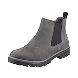 Obermaterial: Synthetik Rieker Damen Y1070 Chelsea-Stiefel, grau, 40 EU