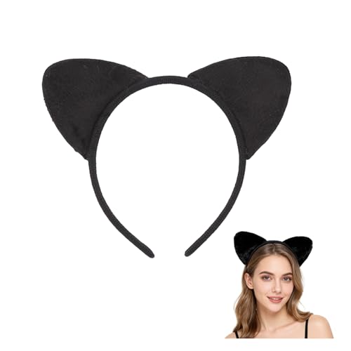Serre-tête Avec Oreilles De Chat Pour Femmes Et Filles Accessoire Mignon Pour Le Carnaval, Les Fêtes À Thème Et Les Déguisements Confortable Et Léger,...