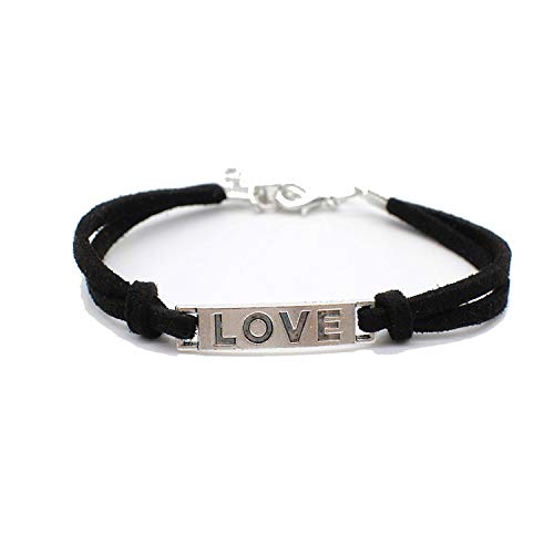 FRS2FJH 2019 Multilayer Handcuffs Simple Leather Charm Bracelets Bangle Black Rope Chain Bike