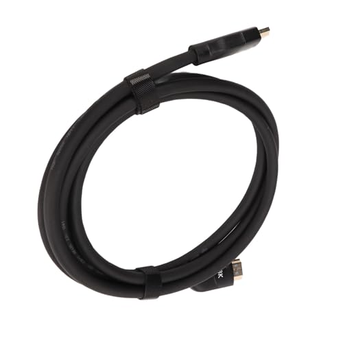 Video Cable, Thickened PVC Aluminum Alloy Shell Durable High Speed Transmission HD Cord for Monitor (2m / 6.6ft) - Image 2