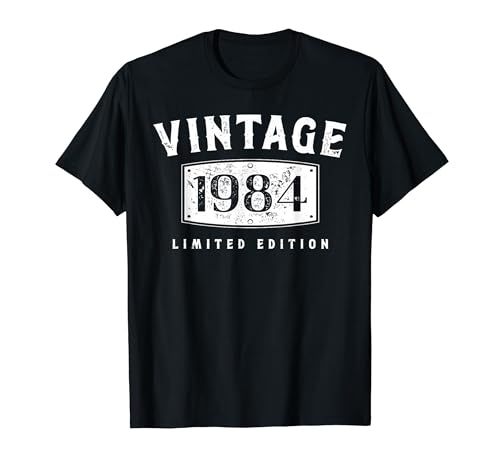 Vintage 1984 Limited Edition Birthday 1984 Birth Year Camiseta