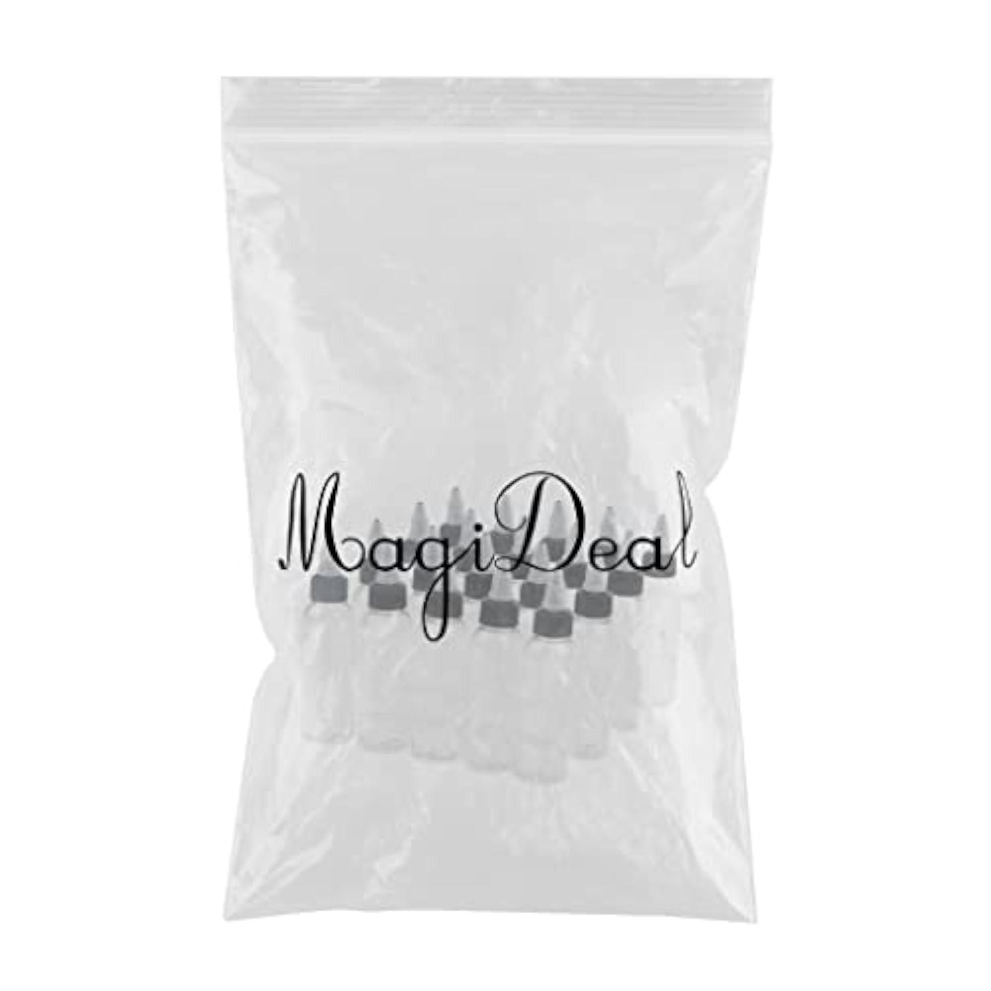 20 Piece Empty PVC Squeeze Bottle Applicator Set, 60ml
