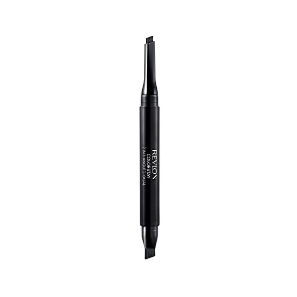 ColorStay-2-in-1-Angled-Kajal-Eyeliner-Waterproof-Eye-Makeup-with-Smudge-Brush-for-Smokey-Eyes-Onyx-101-001-oz Revlon Pencil Eyeliner, ColorStay 2-in-1 Eye Makeup,Waterproof, Longwearing with Smudge Brush, Angled Kajal Eyeliner, 101 Onyx, 0.01 Oz
