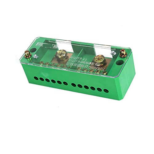 2 in 12 Out Junction Box Single Phase Quick Connect Terminal Box Splitter Metering Cabinet Wire Connection FJ6 High Power Block 1Pcs