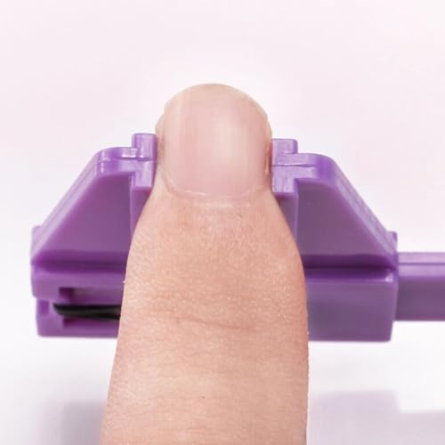 Operitacx clips plástico manicura 10 pcs miniatura 5