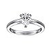 Epinki Ringe Frauen aus 925 Sterling Silber mit Solitär Träne 5X7MM Cubic-Zirkonia, Eheringe Antragsringe, Geschenk für Valentinstag Verlobung, Gr.60 (19.1)