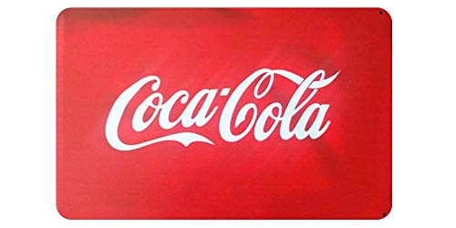 MARQUISE & LOREAN Placas Cocacola (Rojo, 20 x 30 cm)