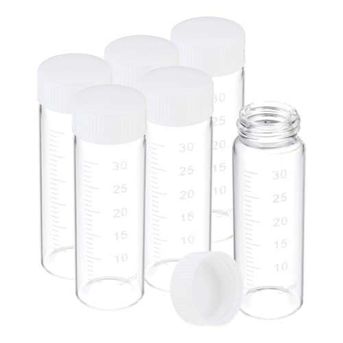 Flacons en verre borosilicaté PATIKIL de 30ml pour liquides et solides