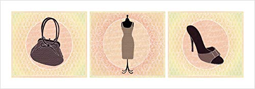 Vintage Cucito Fashion 33 x 95 cm Tela Stampata