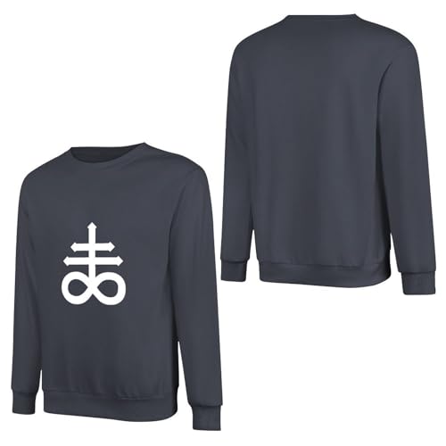 Leviathen Cross Sweater Casual Cotton Crewneck Long Sweater2