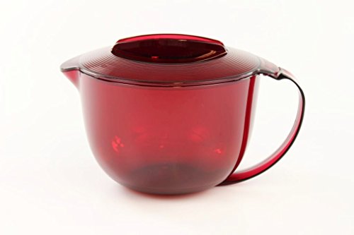 TUPPERWARE Mikrowelle Microplus 1,0 L rot Kanne I30 Micro Plus...