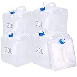 Facile da usare: La tanica acqua con rubinetto, materiale infrangibile, 100% sigillato, non fuoriesce. Il Rubinetto ha il tasto di accensione e di spegnimento (ON/OFF) e Il flusso dell’acqua può essere a sua volta regolato e controllato. Due manico robusto facilita la presa e il trasporto.