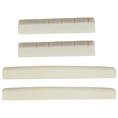 Sharplace 2 x Buffalo bone zadelbrug, groefbrug set voor klassieke gitaren - Image 3