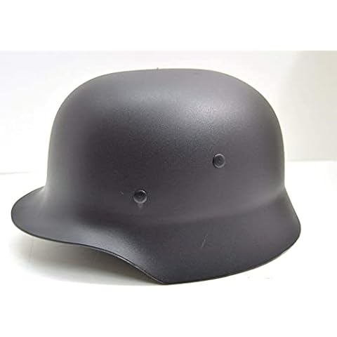 Military surplus Repro German Army WW2 Plastic Helmet - M40 M42 Black WWII Paratrooper Helmet Cover