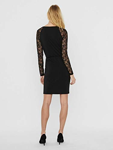 VERO-MODA-Damen-Vmjaffa-Ls-Short-Dress-JRS-Boo-Kleid