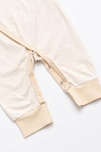 Image of monica + andy Kimono Tie Long Sleeve One Piece, 100% Organic Baby Clothes for Girls & Boys, Preemie, Newborn & Infant