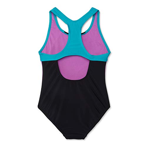 Image of Speedo Girl's Swimsuit One Piece Mesh Splice Thick Strap