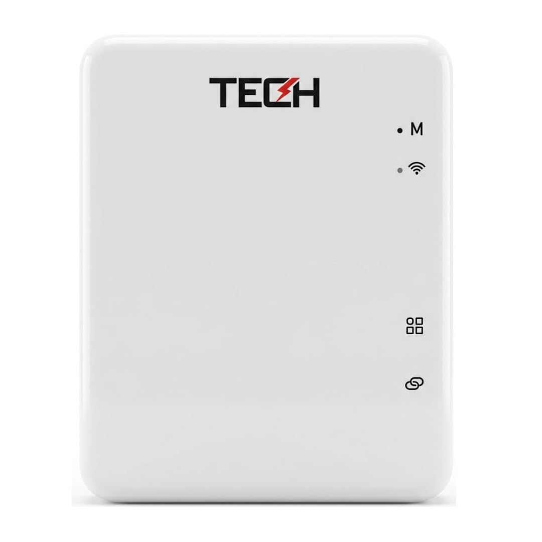 TECH Thermostat Connecté Zigbee WiFi pour Radiateur Électrique – Programmable, Contrôle à Distance, Compatible Assistant Vocal – Prime CEE BAR-TH-173