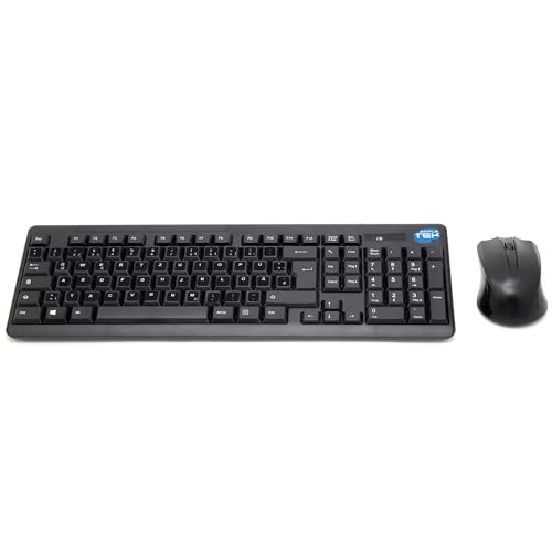 Kit clavier et souris sans fil QWERTZ pour le télétravail à la maison