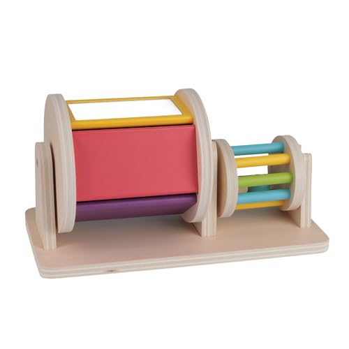 Trommel Holz Spielzeug Sensorik - Montessori Holz Regenbogen,...