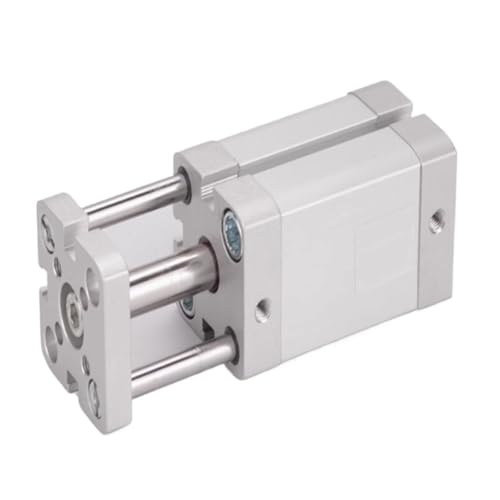 Cylindre pneumatique guidé compact course 110mm actionneur alésage 63 - 5