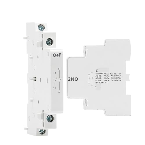 Contacteur modulaire 2NO AC 220V 2P pour tableau électrique Rail Din