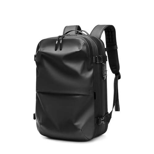 Vacuum Seal Compression Travel Backpack,Travel Backpack with Vacuum System, Air Vacuum Backpack for Travel (Black)