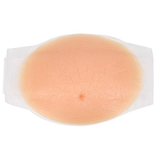Qiilu Fake Baby Bump Maternity Clothes Fake Pregnancy Belly Silicone Artificial Pregnant Tummy Photography Props With Straps2 4 Months Fake Pregnant Bump Maternity (2-4 Months)