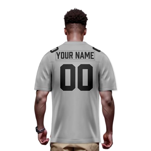 Image of Custom Replica Football Jersey with Name Number Logo