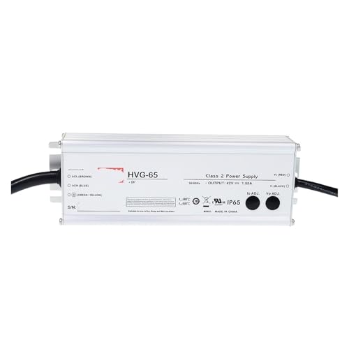 Fuente de alimentación de entrada amplia bifásica de alto voltaje 180~528V HVG-65-24A/42A/54A/42B(HVG-65-36A 36V)